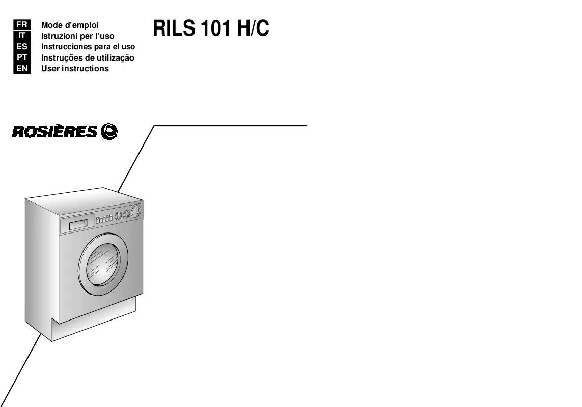 Mode d'emploi ROSIERES RILS 101H-C