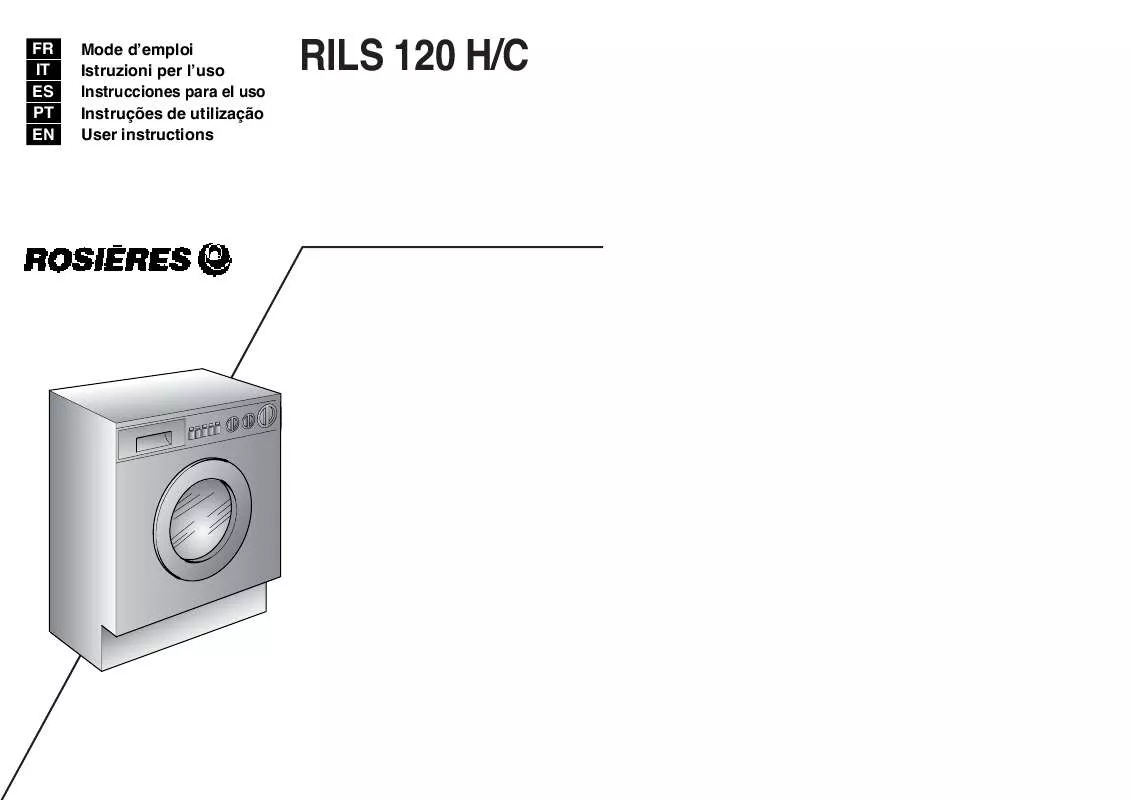 Mode d'emploi ROSIERES RILS 120 H-C