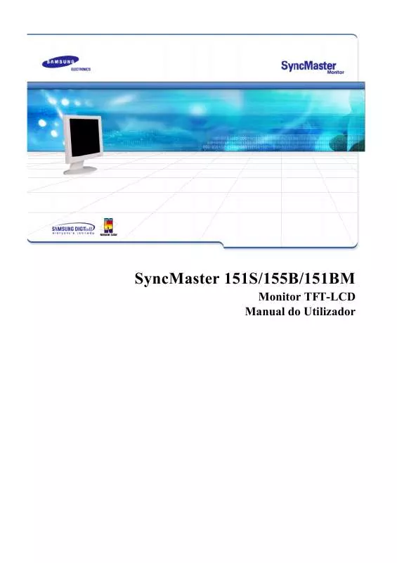 Mode d'emploi SAMSUNG SYNCMASTER 151BM