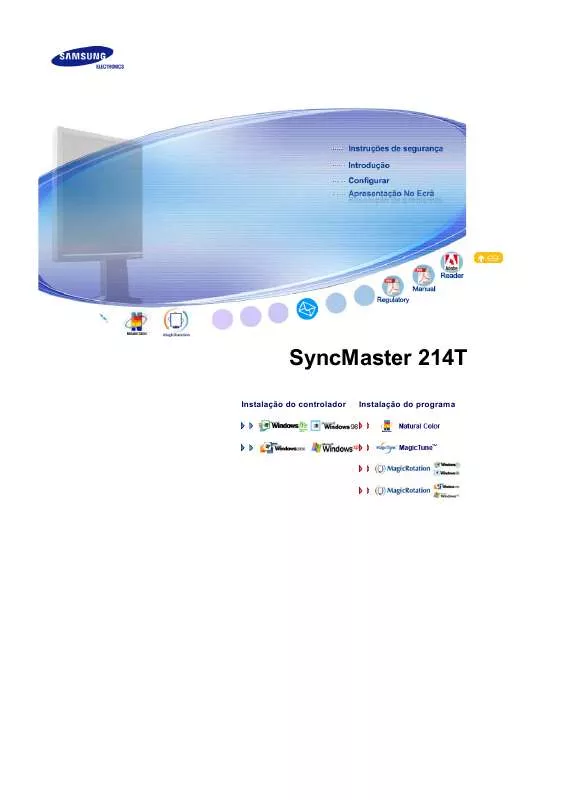 Mode d'emploi SAMSUNG SYNCMASTER 214T