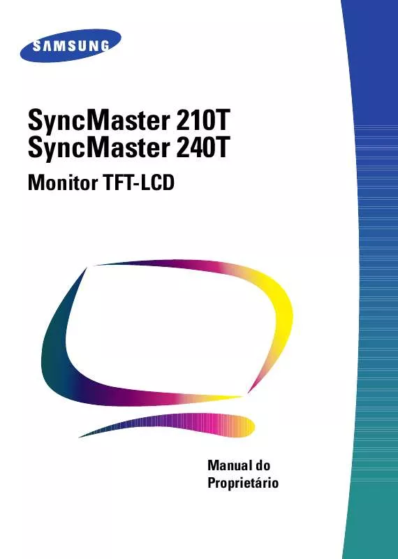 Mode d'emploi SAMSUNG SYNCMASTER 240T