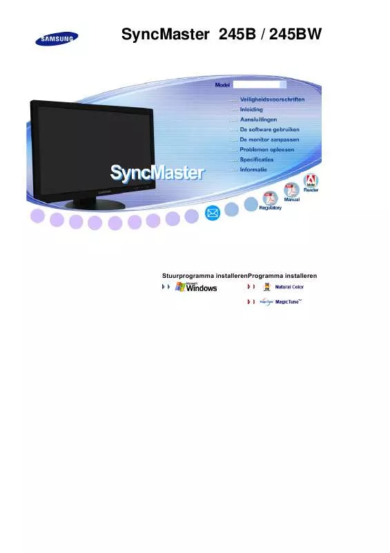 Mode d'emploi SAMSUNG SYNCMASTER S27B970DS