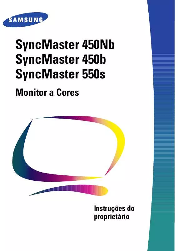 Mode d'emploi SAMSUNG SYNCMASTER 550S