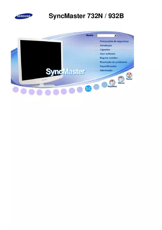 Mode d'emploi SAMSUNG SYNCMASTER 732N