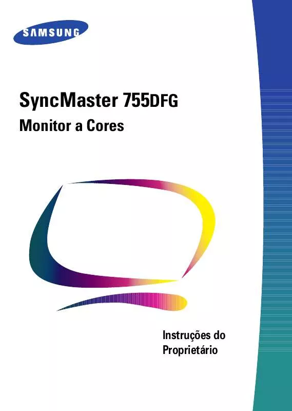 Mode d'emploi SAMSUNG SYNCMASTER 755DFG