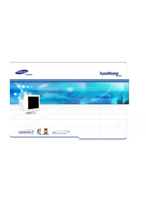 Mode d'emploi SAMSUNG SYNCMASTER 757P