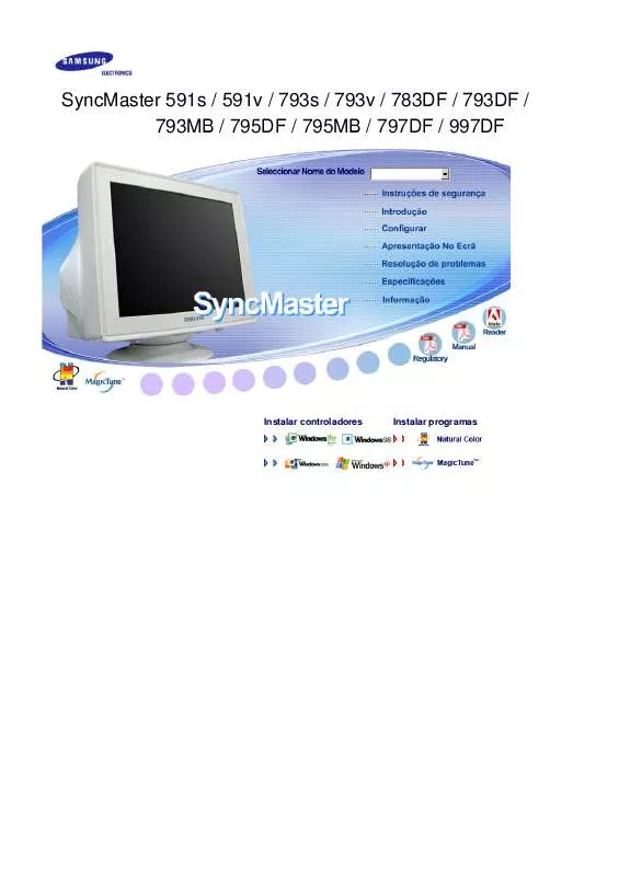 Mode d'emploi SAMSUNG SYNCMASTER 793DF