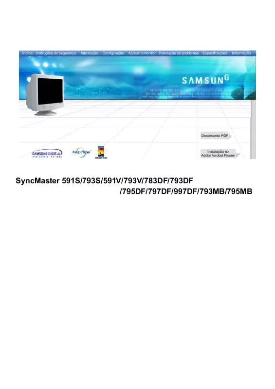 Mode d'emploi SAMSUNG SYNCMASTER 793MB