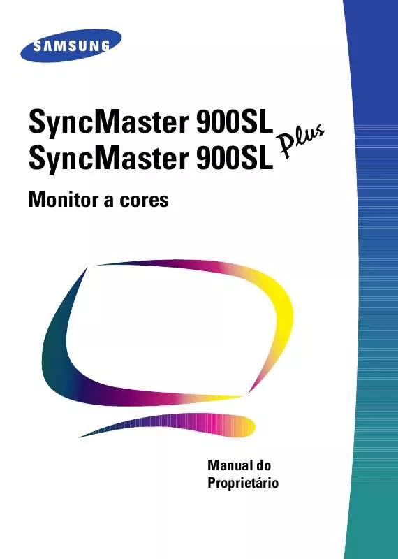 Mode d'emploi SAMSUNG SYNCMASTER 900SL PLUS