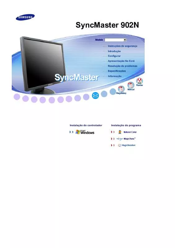 Mode d'emploi SAMSUNG SYNCMASTER 902N