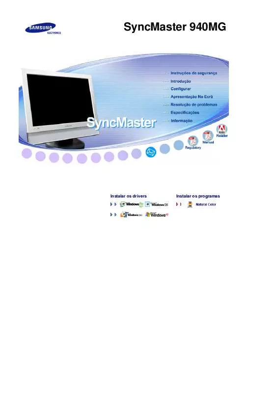 Mode d'emploi SAMSUNG SYNCMASTER 940MG