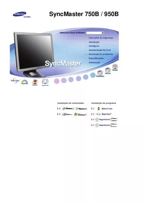 Mode d'emploi SAMSUNG SYNCMASTER 950B