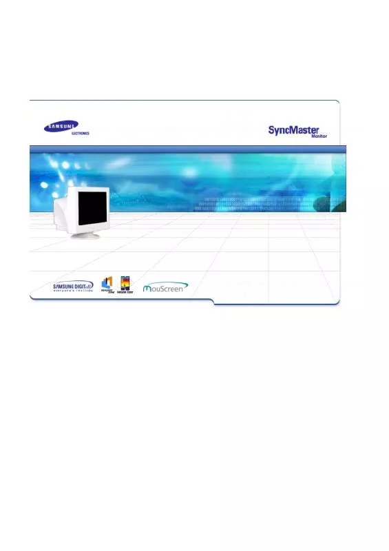 Mode d'emploi SAMSUNG SYNCMASTER 957FS