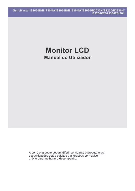 Mode d'emploi SAMSUNG BX1930N