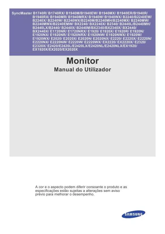 Mode d'emploi SAMSUNG BX2340