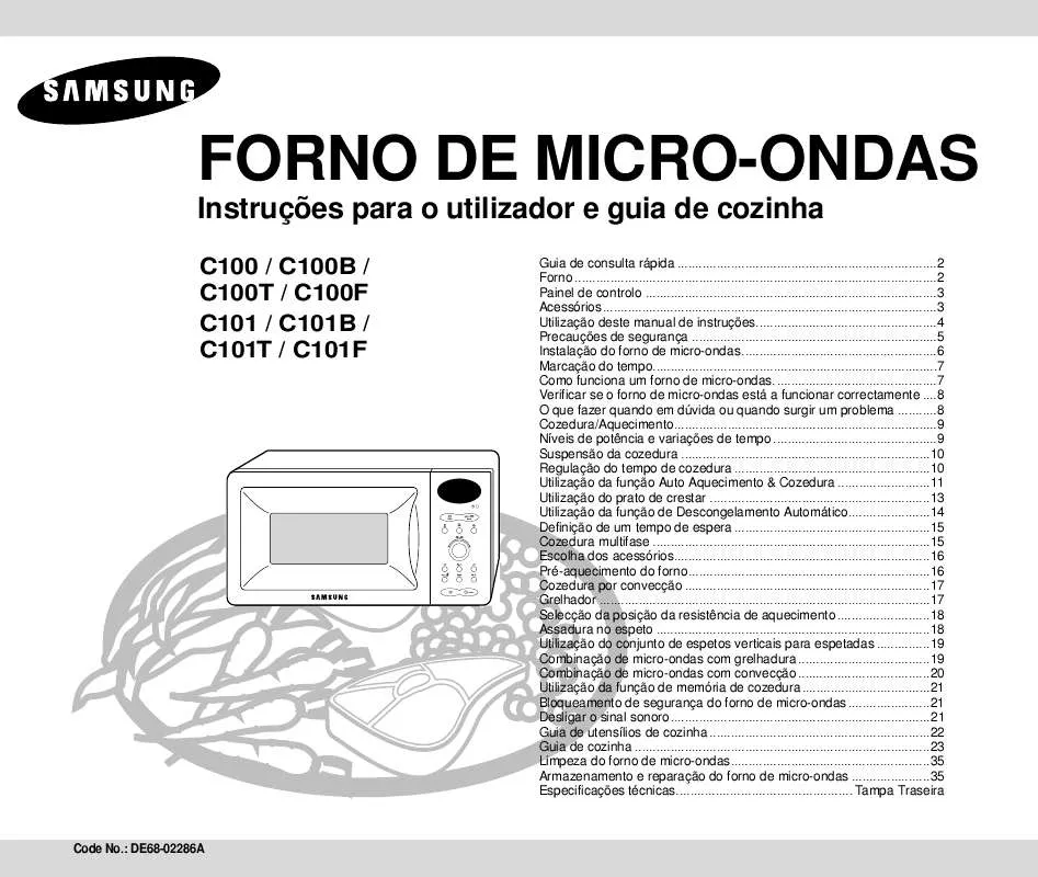 Mode d'emploi SAMSUNG C100