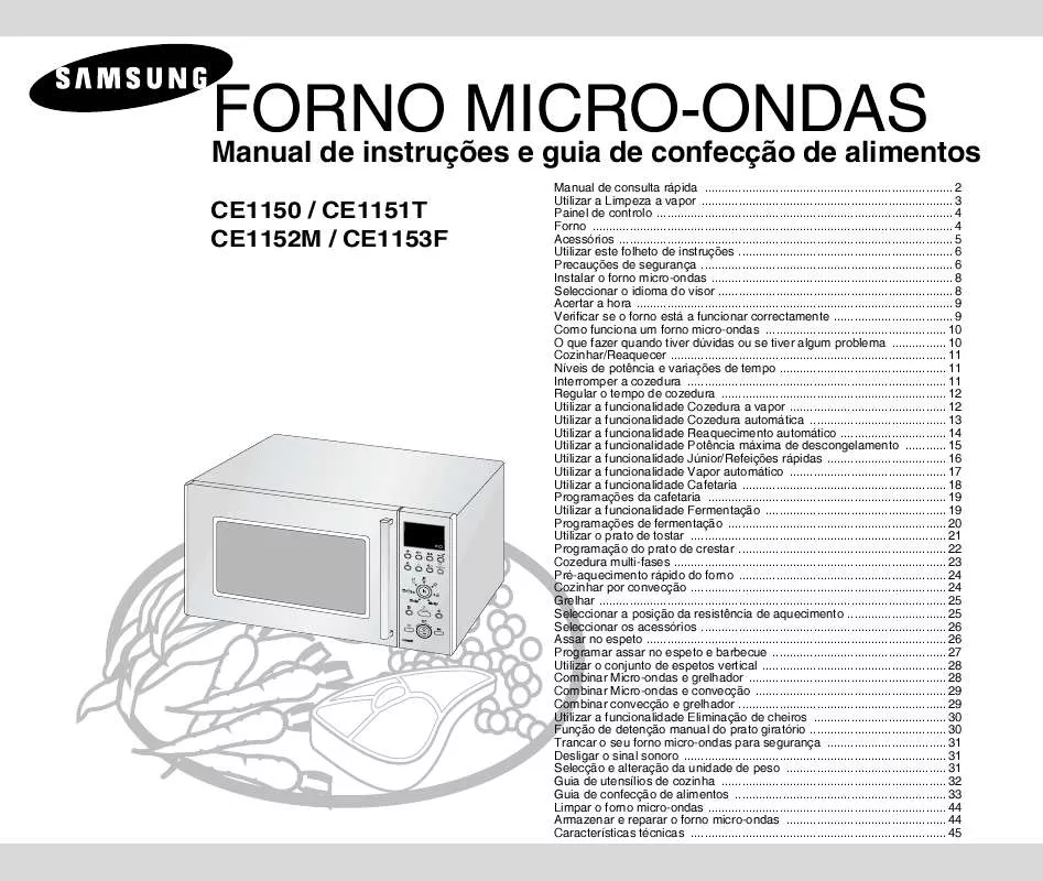 Mode d'emploi SAMSUNG CE1150