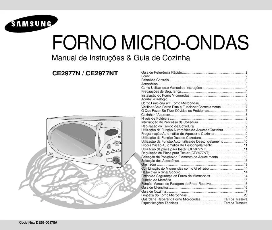 Mode d'emploi SAMSUNG CE2977N