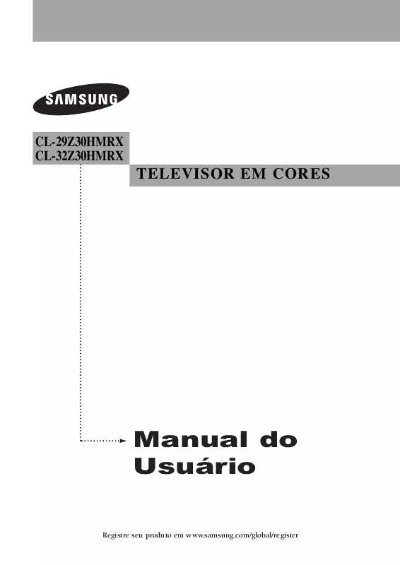 Mode d'emploi SAMSUNG CL-32Z30HM