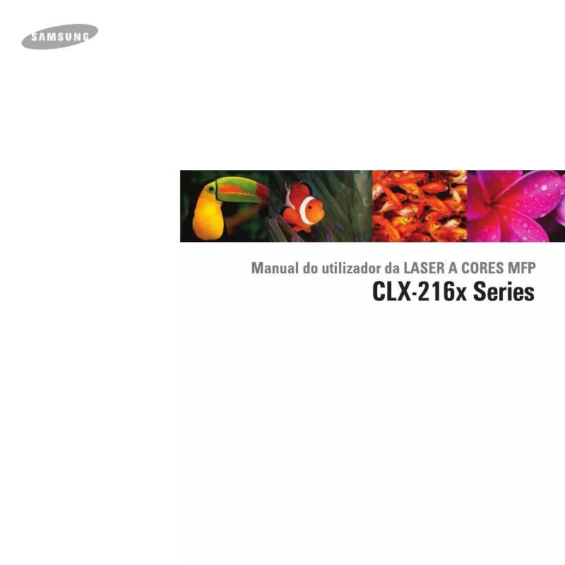 Mode d'emploi SAMSUNG CLX-2160-SEE