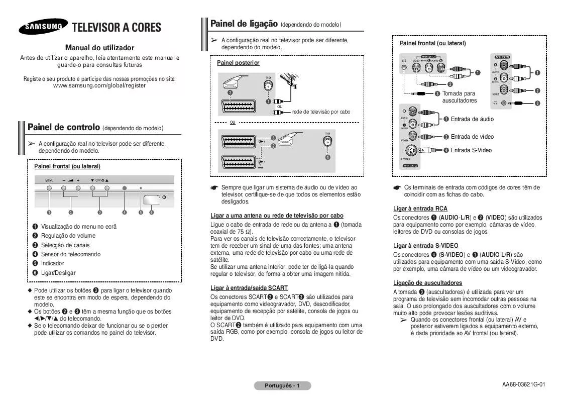 Mode d'emploi SAMSUNG CW-21A113N