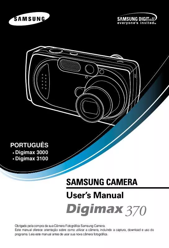 Mode d'emploi SAMSUNG DIGIMAX 370