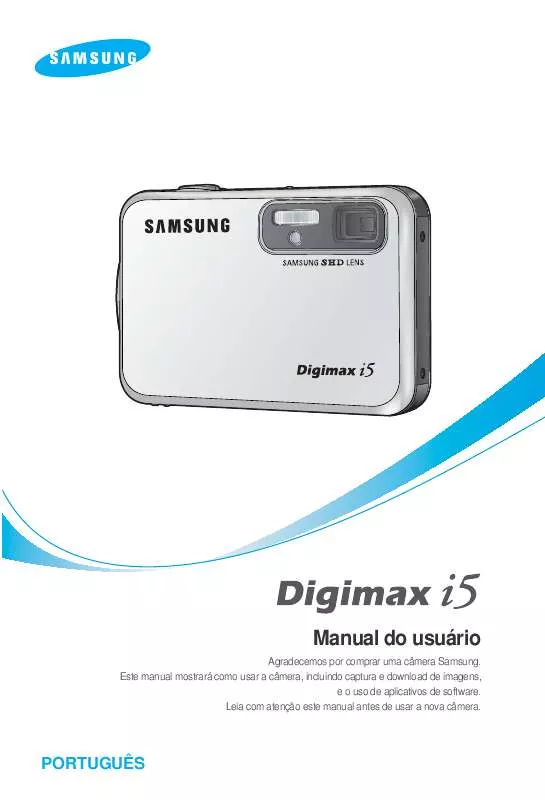 Mode d'emploi SAMSUNG DIGIMAX I5
