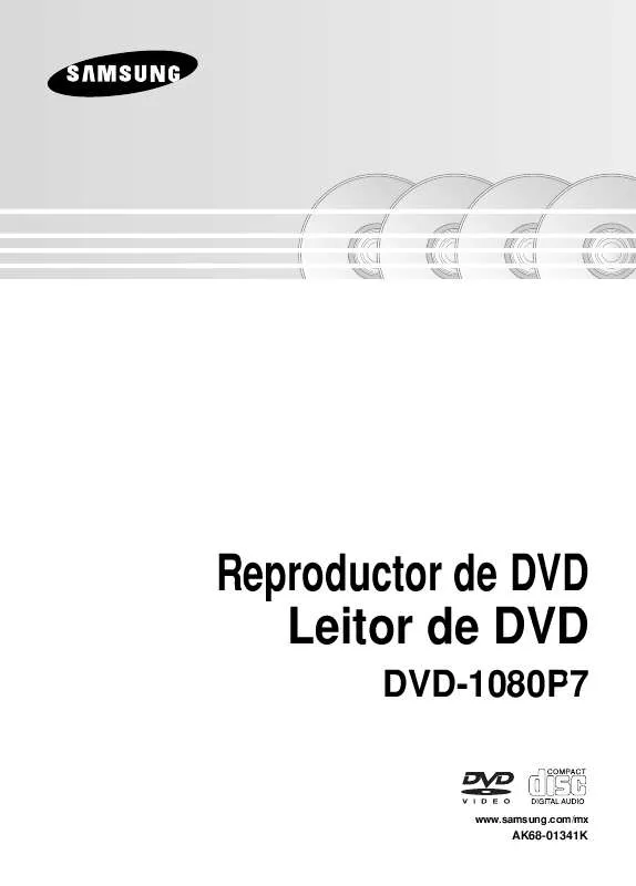 Mode d'emploi SAMSUNG DVD-1080P7