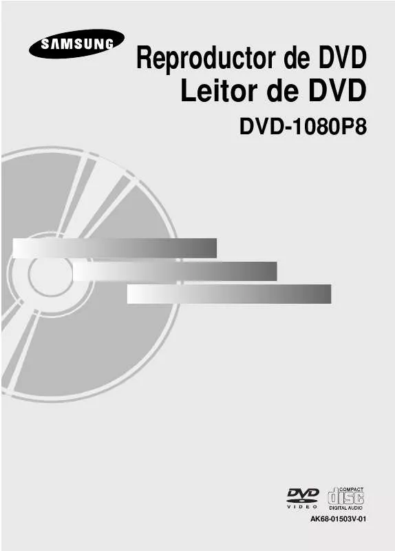 Mode d'emploi SAMSUNG DVD-1080P8