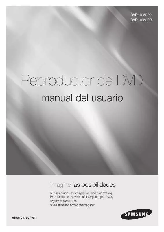 Mode d'emploi SAMSUNG DVD-1080P9