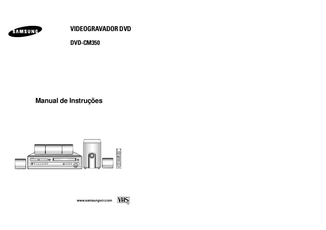 Mode d'emploi SAMSUNG DVD-CM350