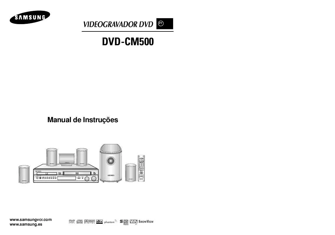 Mode d'emploi SAMSUNG DVD-CM500