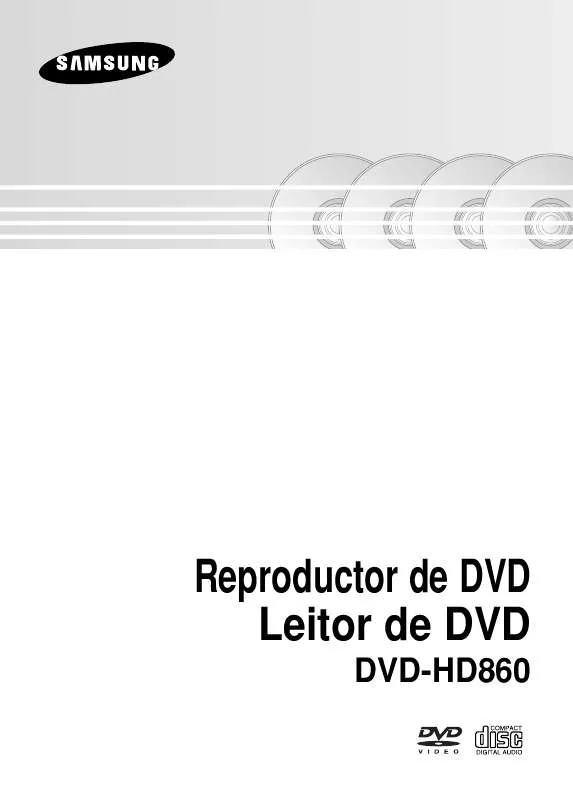 Mode d'emploi SAMSUNG DVD-HD860