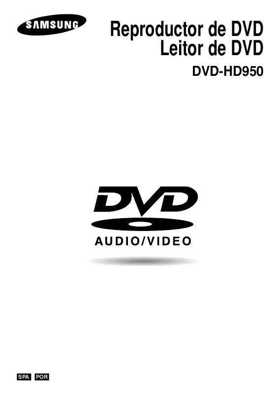 Mode d'emploi SAMSUNG DVD-HD950