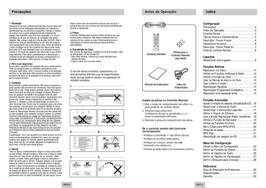 Mode d'emploi SAMSUNG DVD-P145