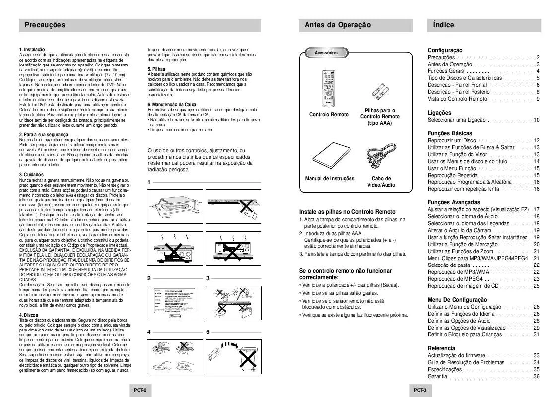 Mode d'emploi SAMSUNG DVD-P240M