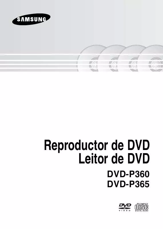 Mode d'emploi SAMSUNG DVD-P365