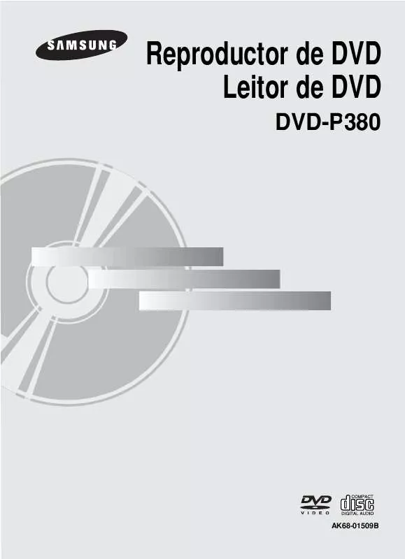 Mode d'emploi SAMSUNG DVD-P380