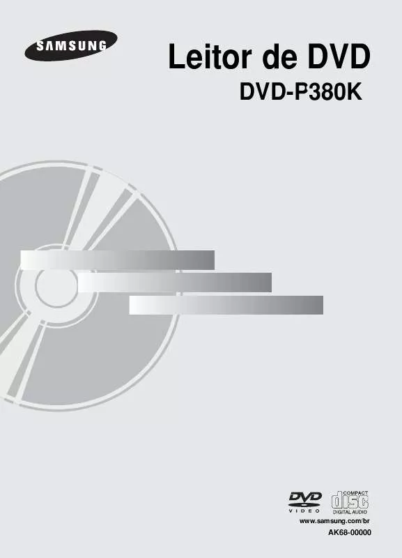 Mode d'emploi SAMSUNG DVD-P380K