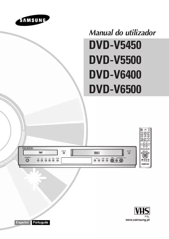 Mode d'emploi SAMSUNG DVD-V5450