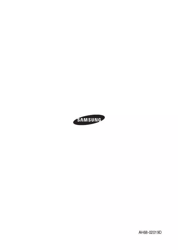 Mode d'emploi SAMSUNG HT-BD2R