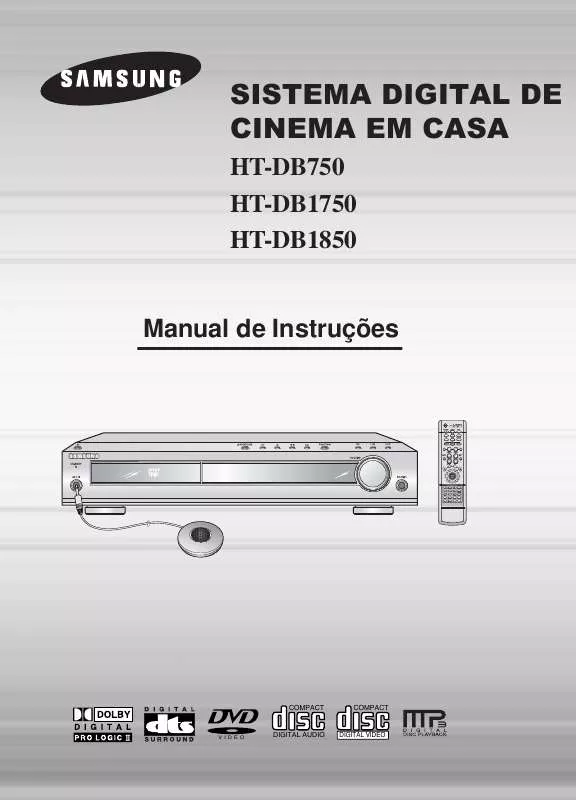 Mode d'emploi SAMSUNG HT-DB1850