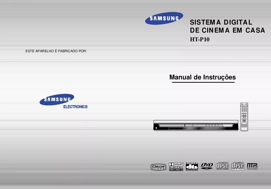 Mode d'emploi SAMSUNG HT-P10