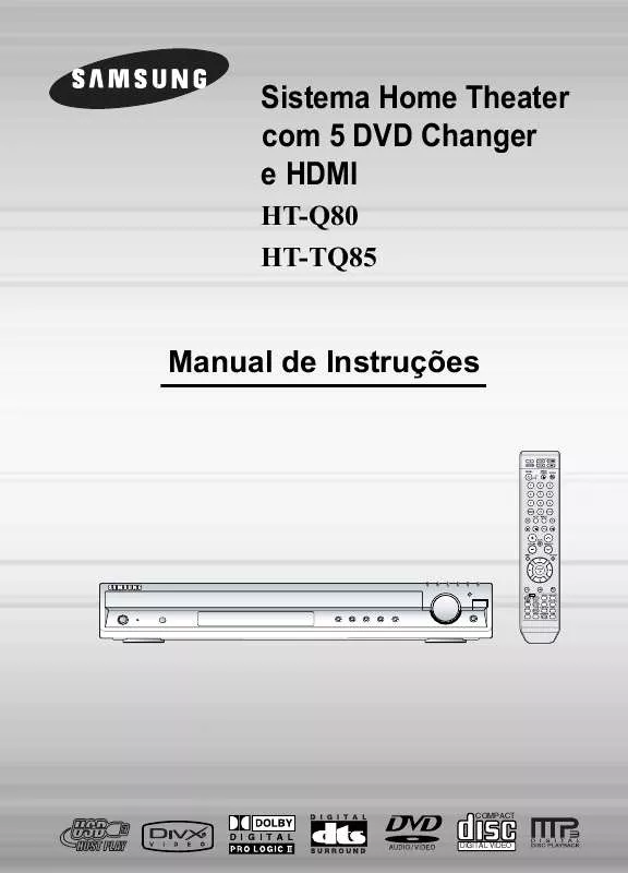 Mode d'emploi SAMSUNG HTQ80T-XAZ