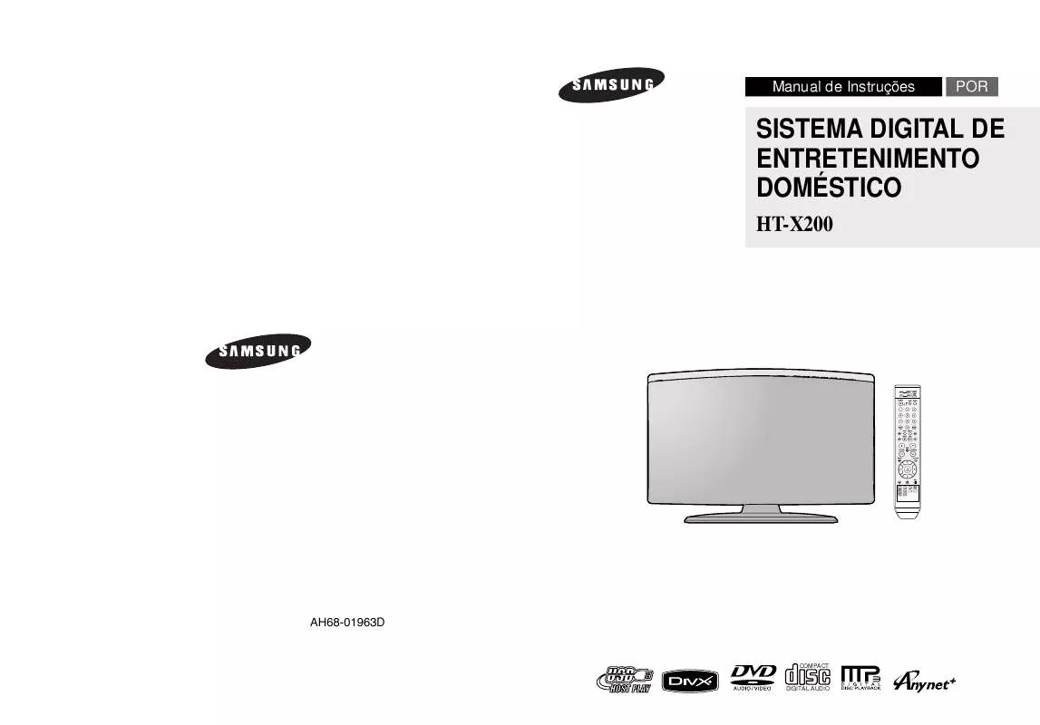 Mode d'emploi SAMSUNG HT-X200R