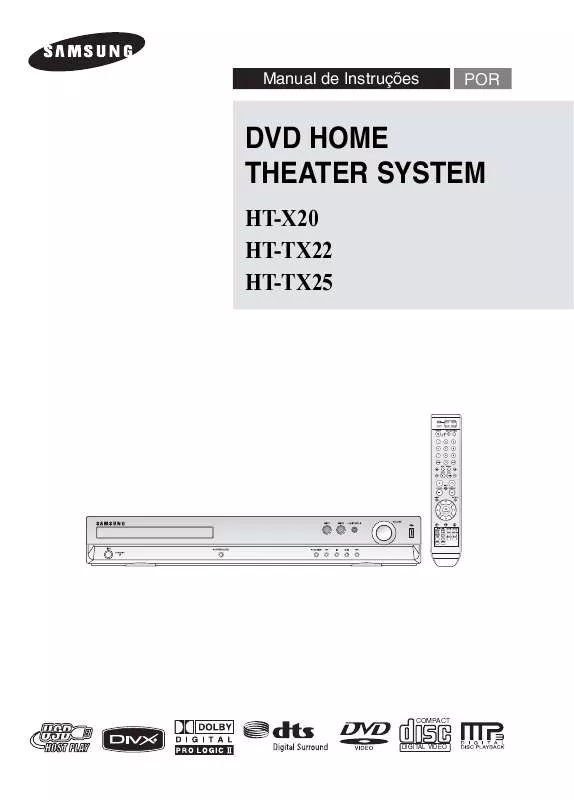 Mode d'emploi SAMSUNG HT-X20T