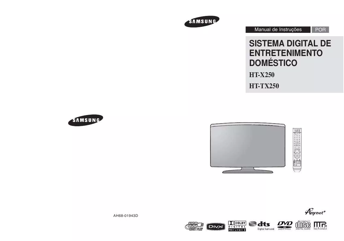 Mode d'emploi SAMSUNG HT-X250R