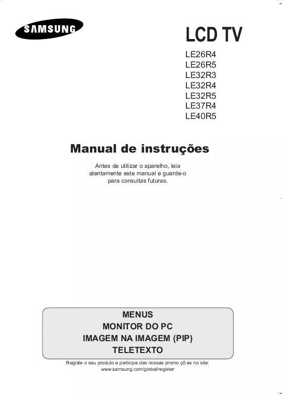 Mode d'emploi SAMSUNG LE32R31S