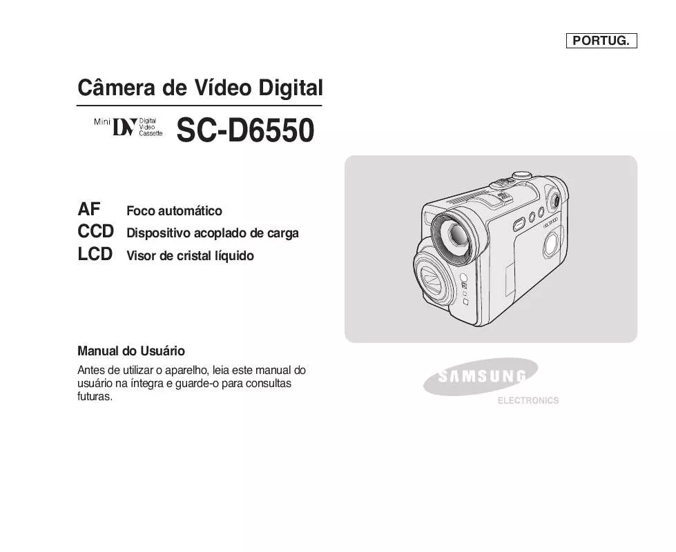 Mode d'emploi SAMSUNG SC-D6550