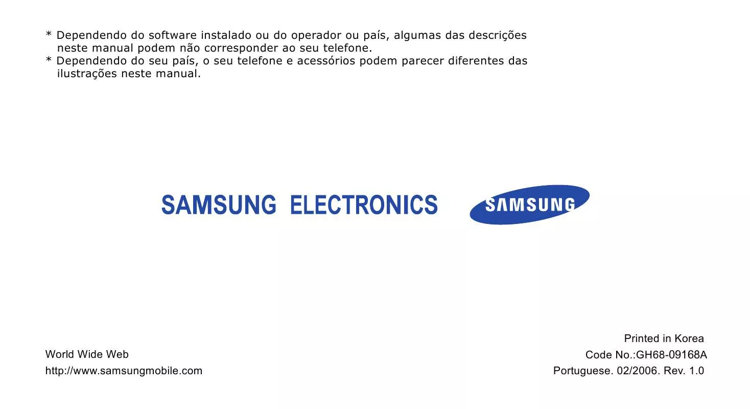 Mode d'emploi SAMSUNG SGH-D800